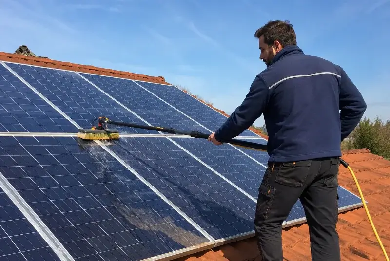 Nettoyage et entretien de panneaux solaires à Sainte-Radegonde