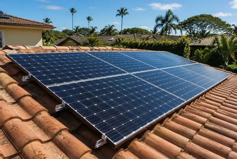 Installation de panneaux solaires à Sainte-Radegonde